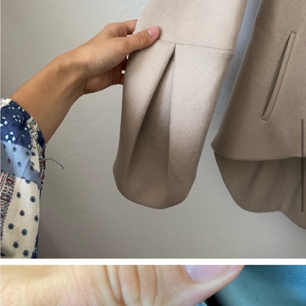 Elie Tahari | Gray Tinsley Wool Coat - Picture 4 of 6